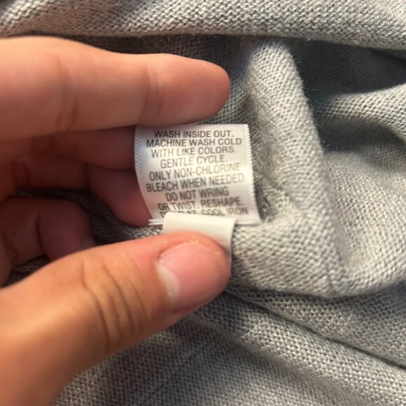 Apt. 9 Womens Gray Acrylic Open Cardigan 1X - Picture 4 of 6